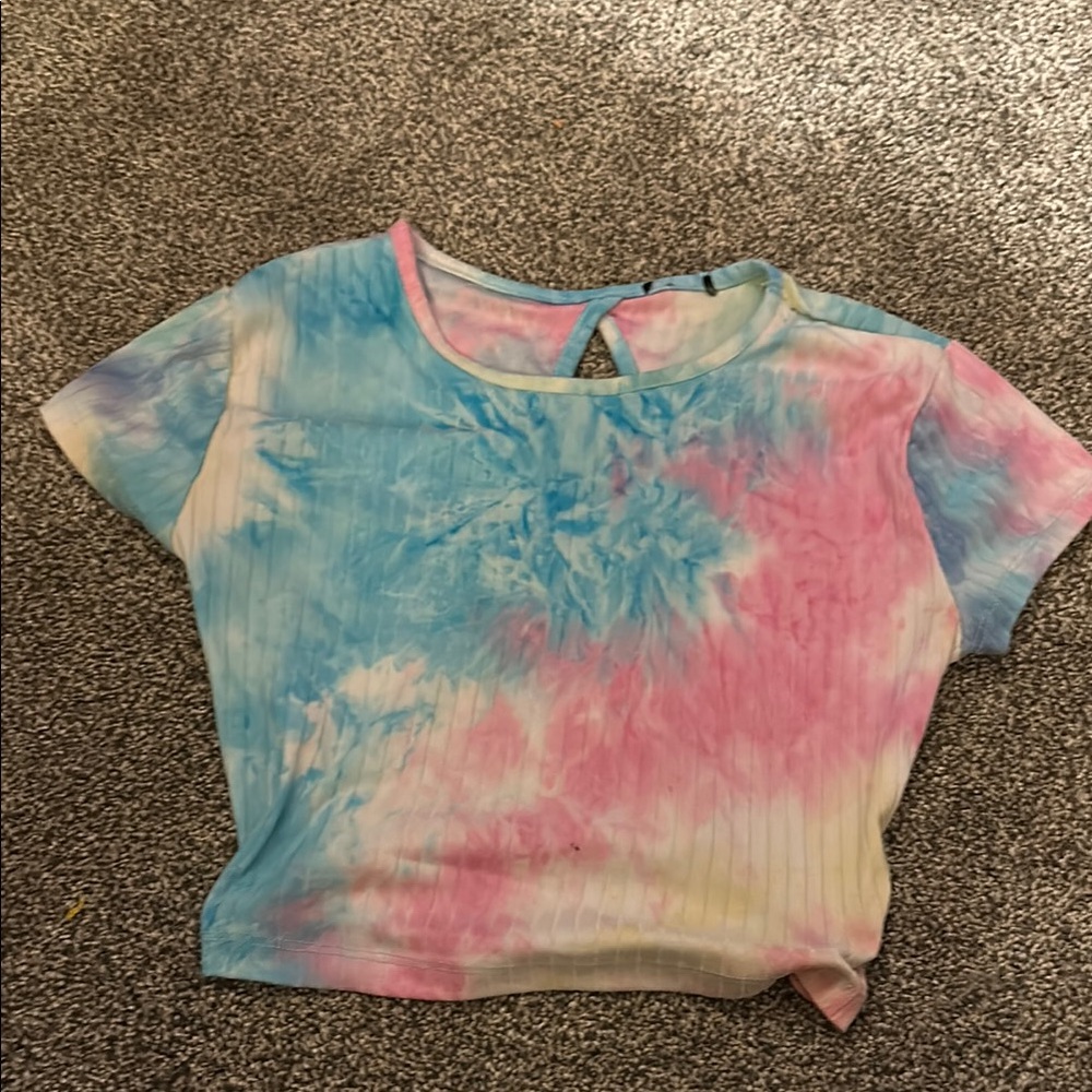 Tie-Dye Short Sleeve Top